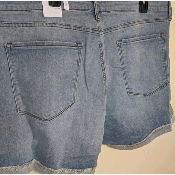 STS Blue Jean Shorts Blue Molly High Rise Cuffed Color Culbertson Size 36/22 - Picture 8 of 13